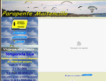 Tablet Screenshot of parapentemaitencillo.cl